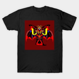 uukum soots the camazots vampire in mexican tribal art in the mayan pattern kaiju T-Shirt